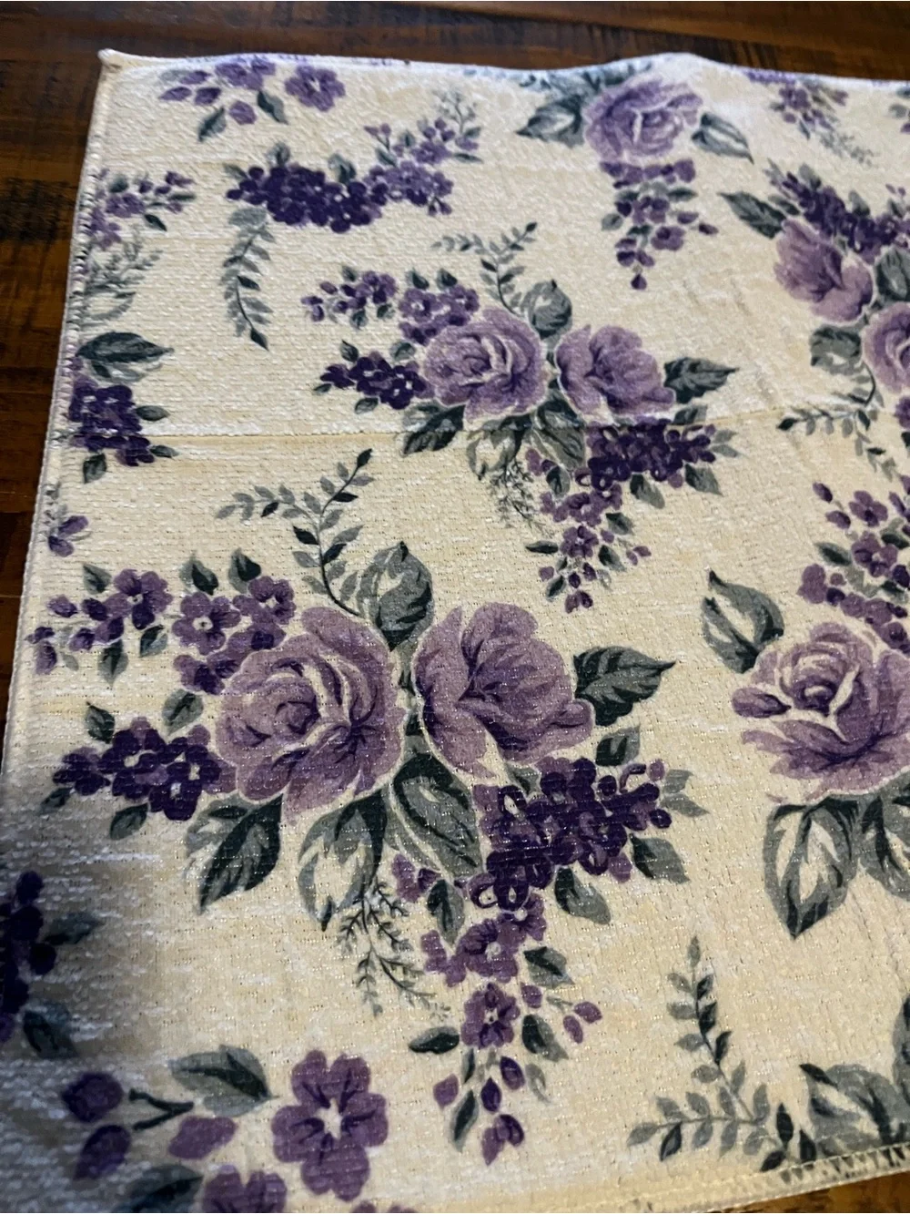 Purple Dish Mat - Soft Polyester